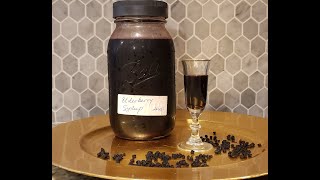 Elderberry Syrup. Homemade Using Dried Elderberries.