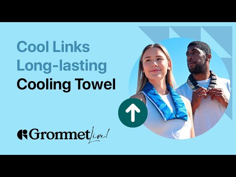 Stay Cool In The Heat with Cool Links Cooling Towel | Grommet Live