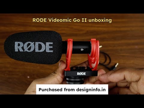 Rode VideoMic GO II Mic Unboxing | Purchased from Design Info | ASMR unboxing