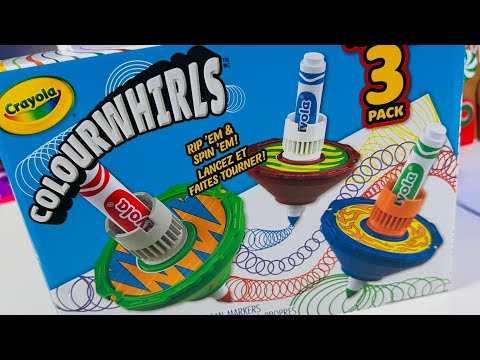 Crayola Colourwhirls #crayola #asmr