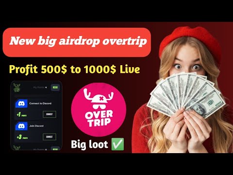 New overtrip Airdrop 2024 full review gaming project || Profit 500$ to 1000$ || How to earn money