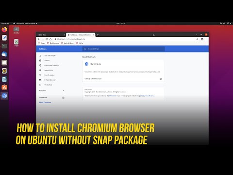 Install Chromium on Ubuntu Without Snap | Traditional Deb Package via PPA Repository