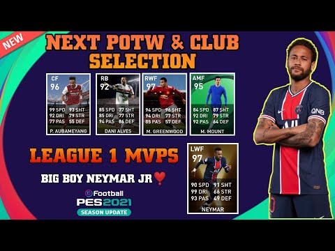 UPCOMING NEXT POTW & CLUB SELECTION MANCHESTER UNITED × ARSENAL +  LEAGUE 1 MVPS  | PES 21 MOBILE