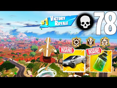 78 Elimination Solo Vs Squads "Zero Build" Gameplay Wins (NEW! Fortnite Chapter 5 Season 3)