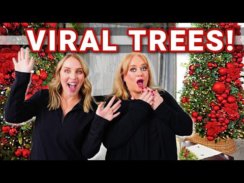 VIRAL TREES! DECORATE WITH US! CAN WE DO IT?