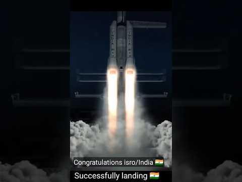 Chandrayan 3 🇮🇳 Successfully landing #shorts #chandrayan3