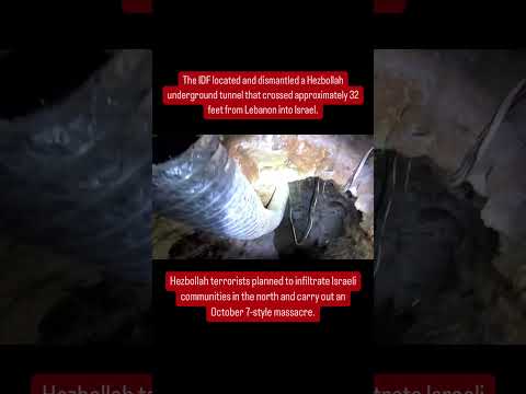 A Hezbollah terror tunnel that reached into Israel