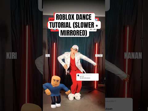 ROBLOX DANCE TUTORIAL (SLOWER + MIRRORED) / VERSI LAMBAT DAN GAMPANG #roblox