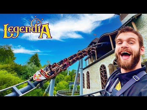 This Little Park in POLAND Has One EPIC Roller Coaster! Legendia Vlog