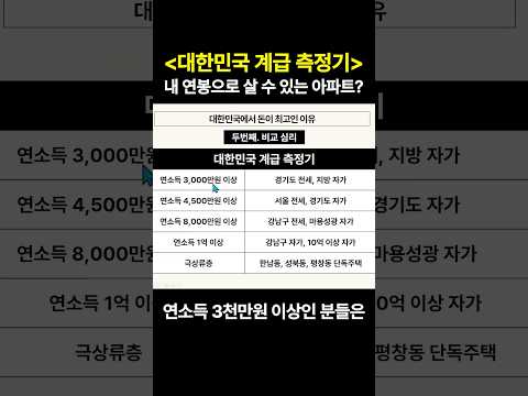 대한민국의 신분제도는 없어지지 않았다