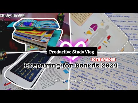 BOARDS SEASON | Preparation for Board Exam | Productive Study Vlog | 10th Grader | Study Vlog |