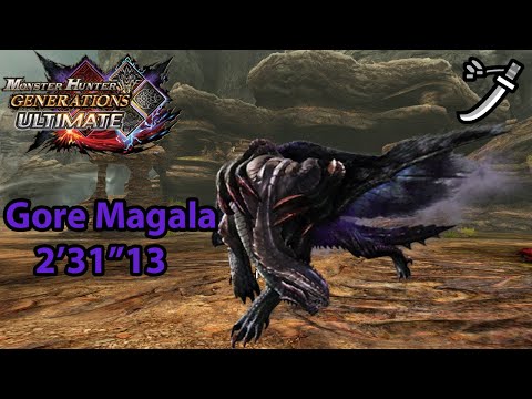 MHGU/MHXX | [G3] Problem at the Pinnacle - Gore Magala/ゴア・マガラ (Valor LS) 2'31''13 (TA rules)