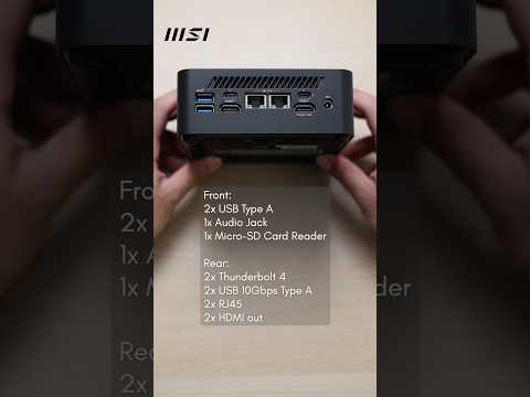 (Part 2) Meet the MSI Cubi NUC Mini PC – 💻✨ #MSICubi #MiniPCMagic  #TechInnovation #MSI