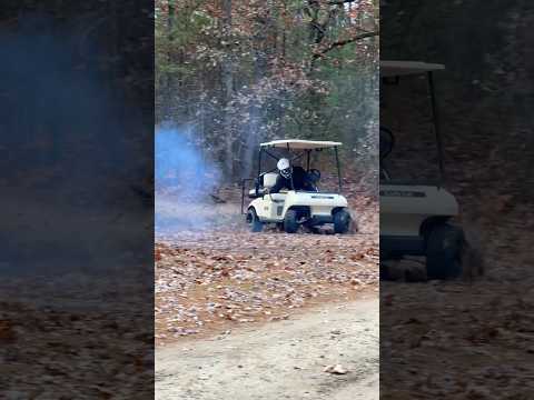 670 GOLF CART DOUGHNUTS ‼️‼️ #race #diy #drift #fun #auto #f1 #cars #car