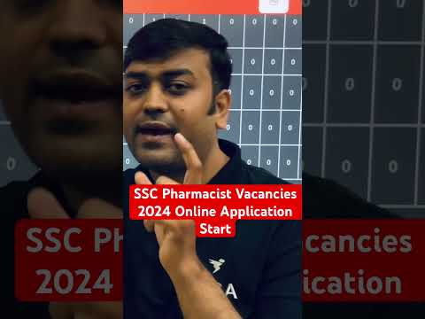 SSC Pharmacist Vacancies 2024 online application form starts #amarsayaracademy