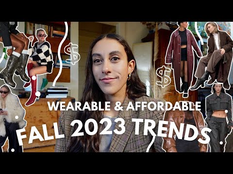 budget-friendly & wearable FALL 2023 FASHION TRENDS | outfits & shoe trends you'll *actually* wear