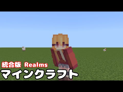 【統合版マインクラフト】統合版のレルムズで遊んでみたい！#2