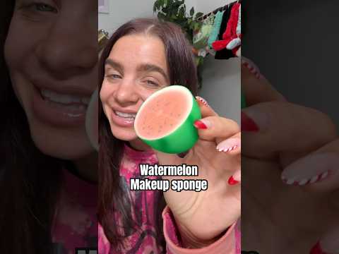 Watermelon Makeup Sponge #beautysponge #makeupsponge #beautyblender