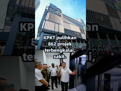 KPKT pulihkan 862 projek terbengkalai, sakit. - Nga Kor Ming