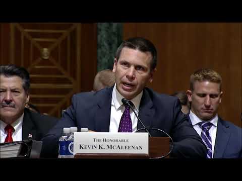 Isakson questions Mr. Kevin A. McAleenan at a Senate Finance Committee hearing