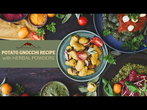 Homemade Gnocchi Recipe With Herbal Powders