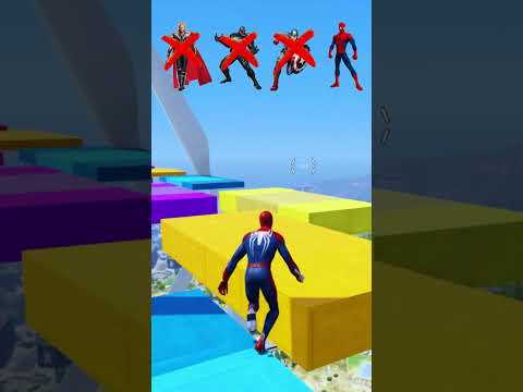 The Incredibles Challenge #218 #spiderman #ironman #batman #superman #gta5