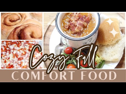 COZY FALL COMFORT FOOD | TASTY AUTUMN COOK WITH ME | Soup, Bread, & Buns