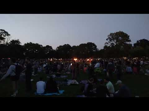 Fire Dancers in Lincoln Park Chicago