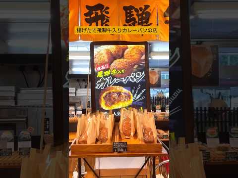 旅行帰りに立ち寄った関サービスエリアで揚げたて飛騨牛入りカレーパンを買い食い！#揚げたて飛騨牛入りカレーパン#飛騨牛入りカレーパン#カレーパン#飛騨牛#関サービスエリア#関SA#岐阜