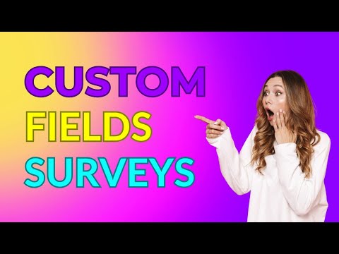 Create Opportunity Custom fields Survey and Forms #crm #crmforcoaches #surveybuilder #surveysoftware