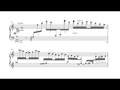 Nikolai Kapustin - Piano Sonata No. 15 (Fantasia quasi Sonata), Op. 127 (2005) [Score-Video]