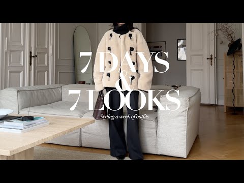 7 Days & 7 Looks | Outfits for Winter | Lookbook | AD