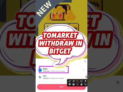 Tomarket Airdrop claim on bitget exchange | Tomarket deposit to cex | Tomarket new update #shorts