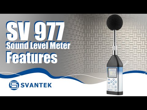 Class 1 Sound Level Meter | Vibration Level Meter | SV977 | Features | SVANTEK