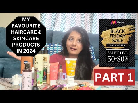 2024 के मेरे Favourite  Hair Care  और Skin Care Product|| Honest Review | Myntra Black Friday sale