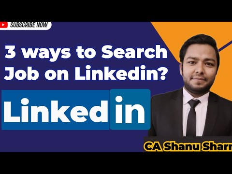 How to Search CA Jobs on Linkedin | CA Freshers |CA Articleship | Job Search