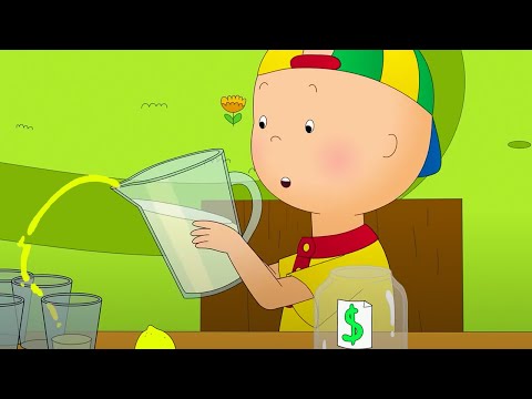 カイユー | カイユーとレモネードスタンド | 面白い漫画 | キッズ漫画 | ケイルー | Caillou