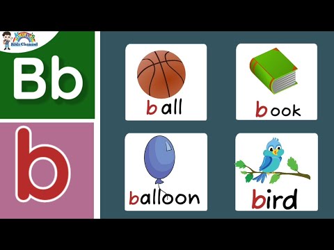 Letter Bb | Letter Bb Sound | Objects that Begin with the Letter Bb | Learn to Write the Letter Bb