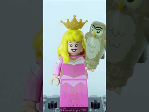 Aurora from Sleeping Beauty LEGO Disney 100 Years Collectible Minifigure CMF stop motion speed build