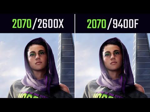 RTX 2070+i5 9400F or RTX 2070+R5 2600X Test in 8 Games