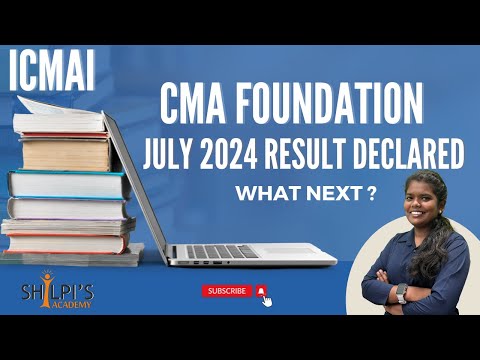 🚨ICMAI, CMA  Foundation July 2024 Result Declared what next ?