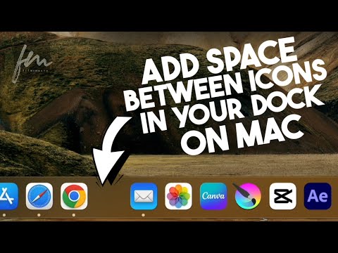 How to add space between icons in your Dock on Mac