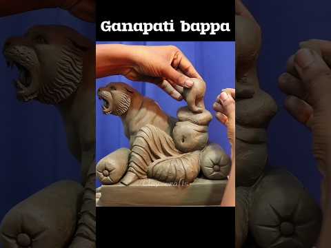 Ganapati bappa murti making 2024 new model with tiger