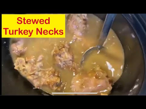 How to Cook Turkey Necks in a Slow Cooker / Crockpot Recipes / Old School Cooking | Soul Food