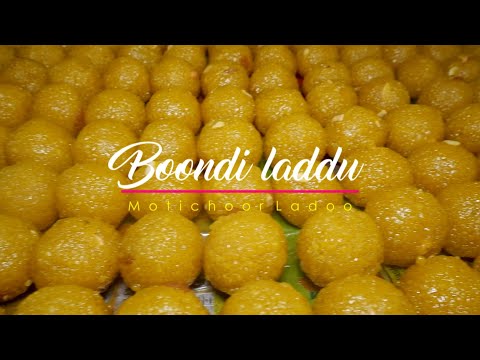 Boondi Laddu Recipe | Boondi Ke Laddoo | Motichoor Laddoo | #foodieway #foodie way