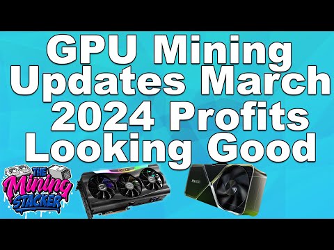 GPU Mining Updates March 2024 , Profits Up ,Pyrin On fire,  GPU Prices On The Rise ? Flux /Pouw News