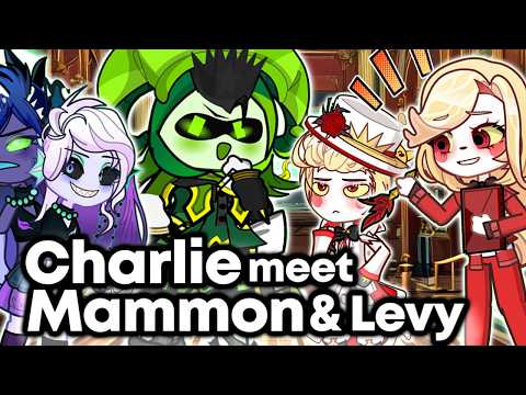 If God Charlie Morningstar Meet Mammon and Leviathan || Hazbin Hotel Gacha Animation ||