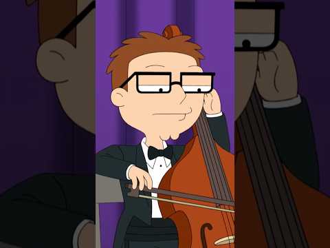 Steve's actually good at playing the cello 🎻 #AmericanDad | TBS