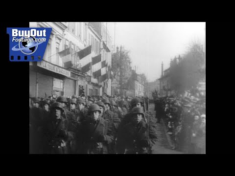 Armistice Day Ceremony 1944 in Compiegne, France