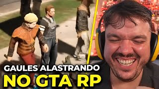 GAULES REAGE: OS MELHORES MOMENTOS DO GAULES NO GTA RP COM O FER | CORTES DO GAULES